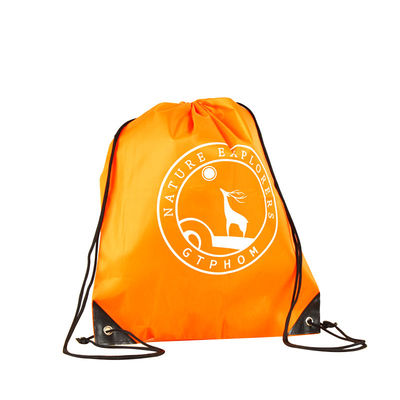 Outdoor Sports Personalised Womens Bags Cotton Drawstring Backpack