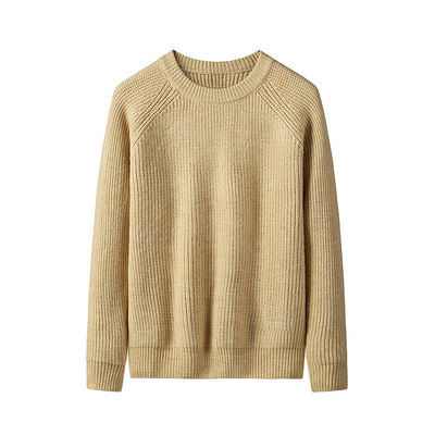 Crew Neck Womens Sweater Clothing Winter Pullover Sweaters 7GG Gauge